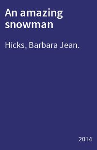 An amazing snowman