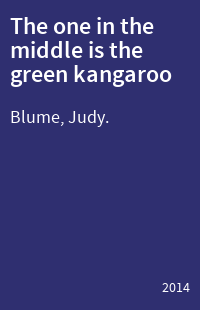 The one in the middle is the green kangaroo