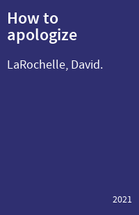 How to apologize