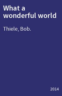 What a wonderful world