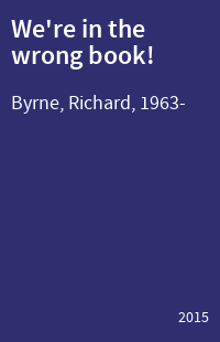We're in the wrong book!
