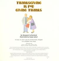 Thanksgiving is for Giving Thanks