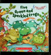 Five Green and Speckled Frogs