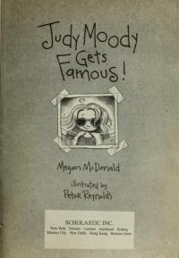 Judy Moody Gets Famous!