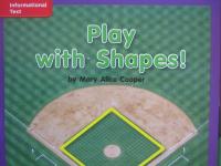 Reading Wonders Leveled Reader Play with Shapes!: ELL Unit 2 Week 2 Grade K