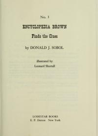 Encyclopedia Brown Finds the Clues