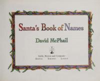 Santa's Book of Names