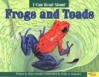 I Can Read about Frogs and Toads