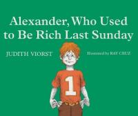 Alexander, Who Used to Be Rich Last Sunday