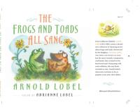 The Frogs and Toads All Sang