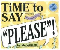 Time to Say "Please"! (with game board)