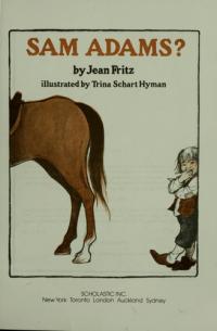 Why Don't You Get a Horse, Sam Adams?