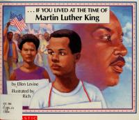 If You Lived at the Time of Martin Luther King