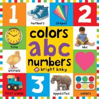 Big Board Books Colors, ABC, Numbers