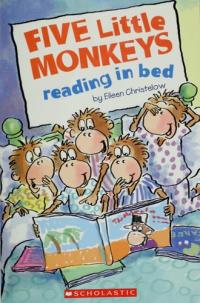 Five Little Monkeys Reading in Bed