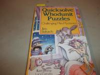 Quicksolve Whodunit Puzzles Challenging Mini-mysteries