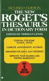 The New Roget's Thesaurus in Dictionary Form Revised Edition