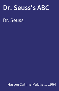 Dr. Seuss's ABC