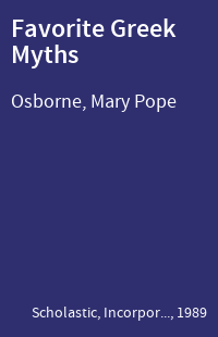Favorite Greek Myths