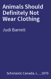 Animals Should Definitely Not Wear Clothing