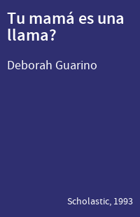 Tu mamá es una llama?