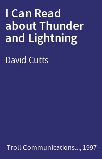 I Can Read about Thunder and Lightning