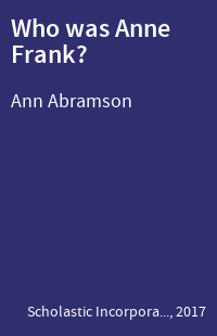 Who was Anne Frank?