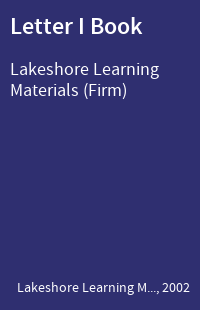 Letter I Book