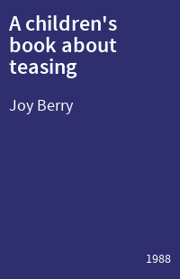 A children's book about teasing