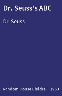 Dr. Seuss's ABC