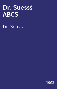 Dr. Suessś ABCS
