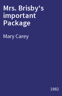 Mrs. Brisby's important Package