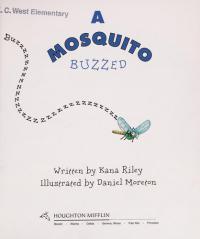 A Mosquito Buzzed