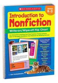Introduction to Nonfiction Write-On - Wipe-Off Flip Chart An Interactive Learning Tool That Teaches Young Learners How to Navigate Nonfiction Text Features for Reading Success