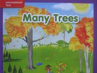Reading Wonders Leveled Reader Many Trees: ELL Unit 5 Week 2 Grade K