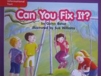 Reading Wonders Leveled Reader Can You Fix It?: ELL Unit 4 Week 3 Grade K
