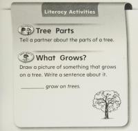 Reading Wonders Leveled Reader The Tree: Approaching Unit 5 Week 2 Grade K