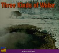Three Kinds of Water