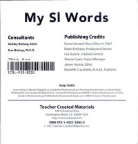 My Sl Words