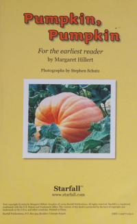 Pumpkin, Pumpkin For the Earliest Reader