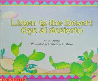 Oye Al Desierto / Listen to the Desert