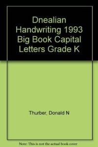 D'Nealian Handwriting Big Book - Capital Letters