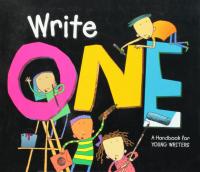 Write One A Handbook for Young Writers