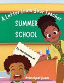A Letter From Your Teacher Summer School