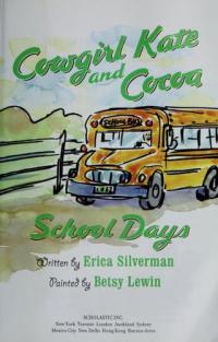 Cowgirl Kate and Cocoa School Days
