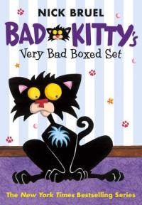Bad Kitty's Very Bad Boxed Set (#1) Bad Kitty Gets a Bath, Happy Birthday, Bad Kitty, Bad Kitty Vs the Babysitter - With Free Poster!