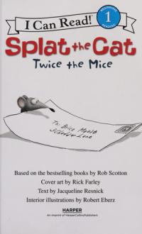 Splat the Cat: Twice the Mice