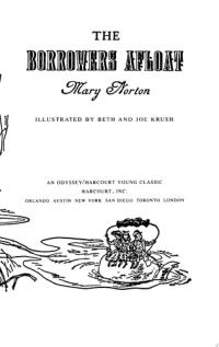 The Borrowers Afloat