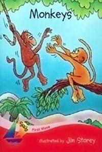 Monkeys, Student Reader 6pk Rigby Sails First Wave