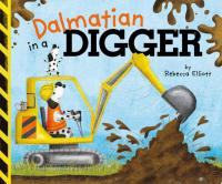 Dalmatian in a Digger